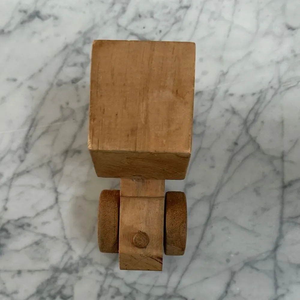Vintage Wooden Toy Car